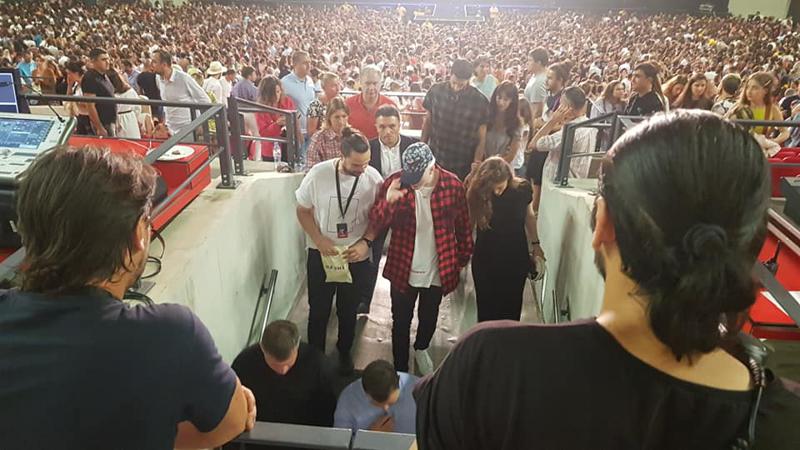 ბერა ივანიშვილი და ორსული ნანუკა გუდავაძე Jessie J-ის კონცერტზე (ფოტო)