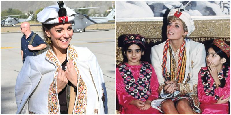 ქეითს პაკისტანში იგივე სამოსი აცვია, რაც წლების წინ ისლამაბადში დაიანას ეცვა