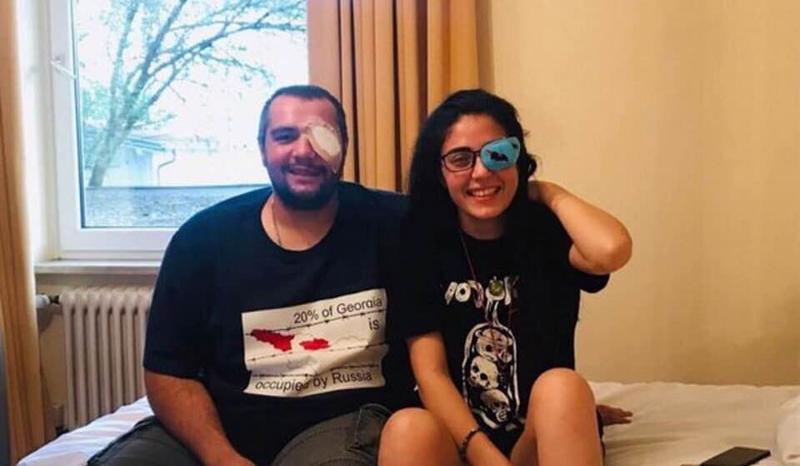 მაკო გომურს თვალის გარდა პრობლემა ცხვირის ღრუშიც აღმოაჩნდა - ორი დაშავებულის ერთობლივი ფოტო გერმანიიდან