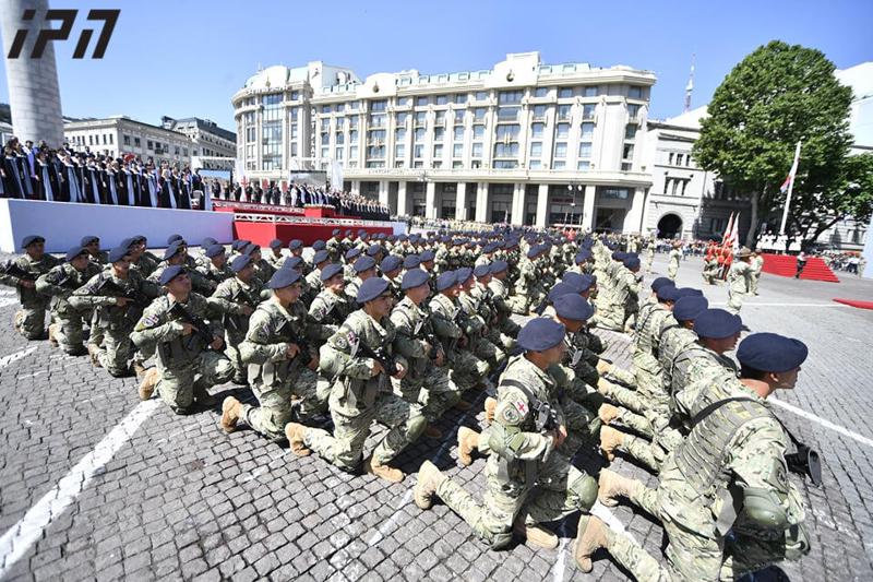 საქართველოს დამოუკიდებლობის დღეს რეკრუტებმა და წვევამდელებმა ფიცი საზეიმოდ დადეს