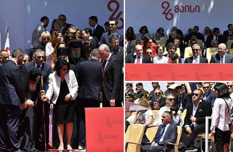 ფოტორეპორტაჟი 26 მაისის თავისუფლების მოდნიდან - პრეზიდენტი და სხვა პოლიტიკური ლიდერები შვილებთან ერთად...