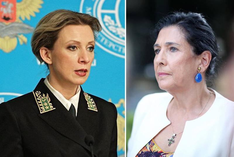 რას პასუხობს მარია ზახაროვა სალომე ზურაბიშვილს