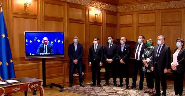 დოკუმენტზე - "საქართველოს წინსვლის გზა" ხელმოწერის ღონისძიებაში შარლ მიშელი დისტანციურად მონაწილეობს - მხარეები დოკუმენტს დღეს მოაწერენ ხელს