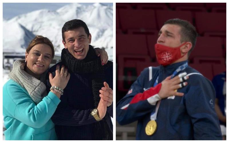 "ომში მაცილებ დეეო... გესახელებინოს სამშობლო დე!" - რას წერდა ლაშა ბექაურის დედა შვილის ოლიმპიადაზე გაცილებისას