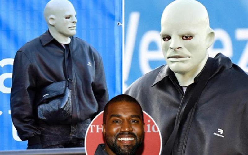 ქანიე უესტი "ბალენსიაგას" სამოსში - უჩვეულოდ გამოწყობილი ვარსკვლავის ფოტოები სოციალურ ქსელებში ფავორიტი გახდა