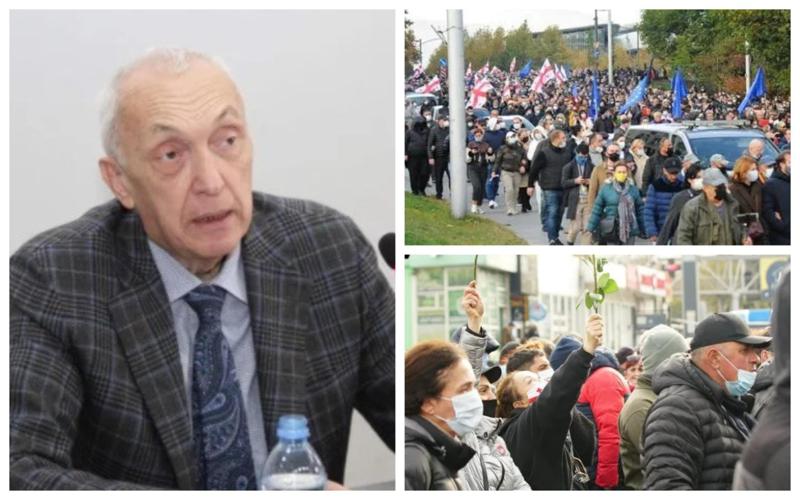 "რაც ყველაზე მეტად გვტკივა, პერმანენტული პოლიტიკურად მოტივირებული აქციებია... ასე გაგრძელება შეუძლებელია" - თენგიზ ცერცვაძე