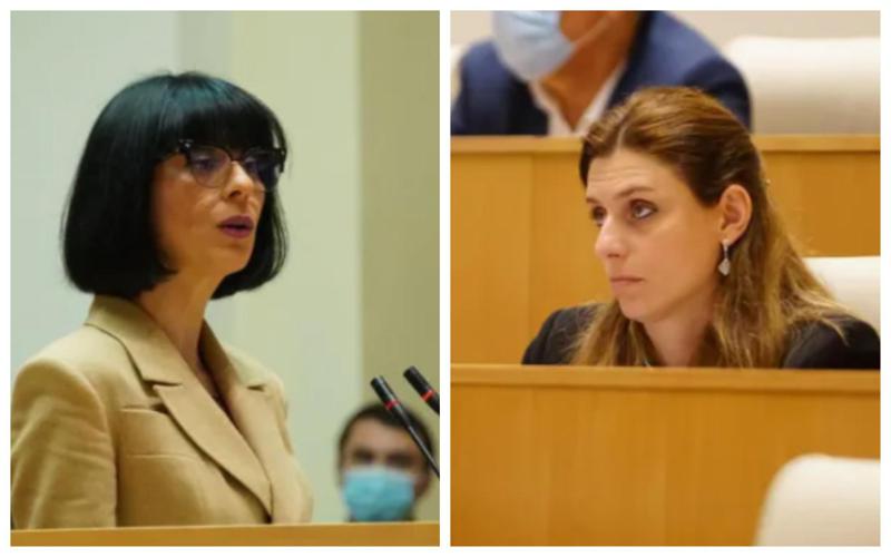 "არ ვიცი, რამდენად აკვირდებოდით, მაგრამ დარბაზში თითქმის არავინ გისმენდათ" - თეონა აქუბარდია სახელმწიფო მინისტრს