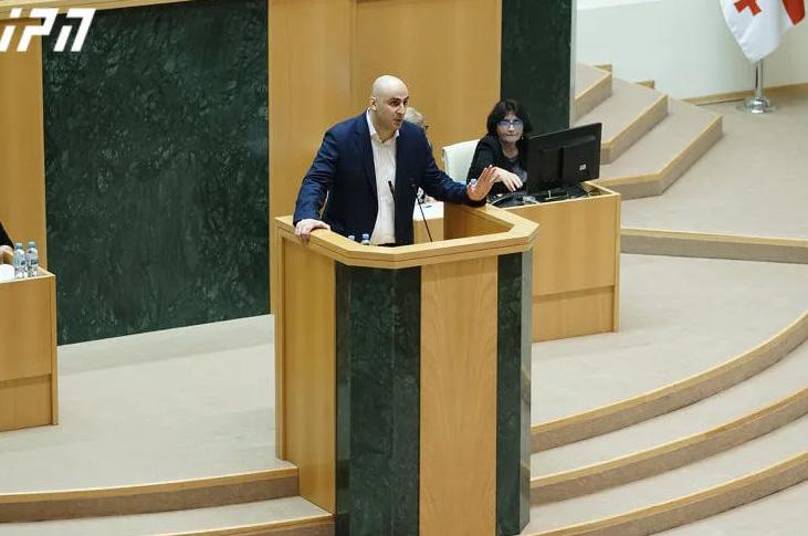 "თქვენი ღიმილის მესმის - ეს სიმწრის ღიმილია" - მელიას პირველი გამოსვლა პარლამენტში მას შემდეგ, რაც "სამაჯურით შეამკეს"