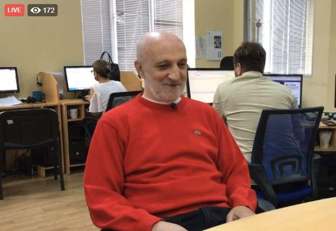 LIVE: გია ხუხაშვილი "ნიუსრუმიდან"