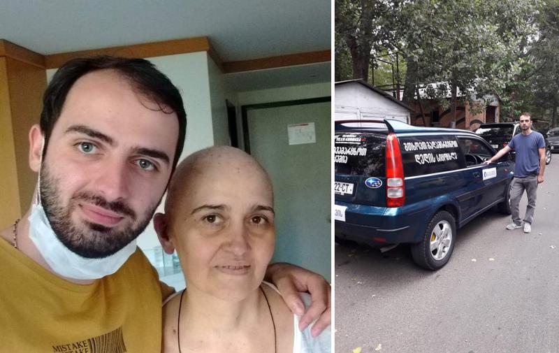 "სიტყვებს ვერ ვუყრიდი თავს, რომ ემოცია გამომეხატა" - ძმებს, რომლებიც დედის გადასარჩენად ტაქსაობენ, მოქალაქემ საკუთარი მანქანა ათხოვა