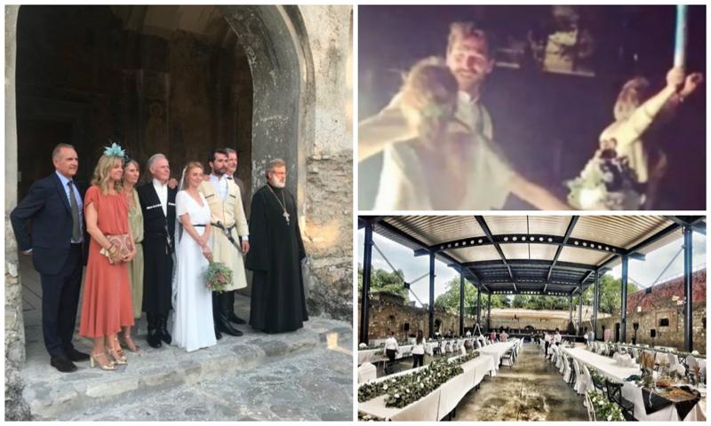 ალექსანდრე ჭავჭავაძის შთამომავალმა წინანდლის მამულში გრანდიოზული ქორწილი გადაიხადა (ფოტო)