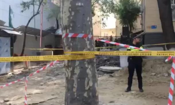 მაშველებმა გარდაცვლილი მუშა მიწის მასიდან ამოიყვანეს