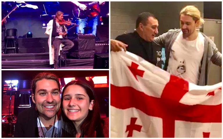 ქართული ჩოხა და 13 წლის ფანისთვის შესრულებული კომპოზიცია - ვირტუოზმა მევიოლინემ დევიდ გერეტმა თბილისში დაუვიწყარი შოუ მოაწყო