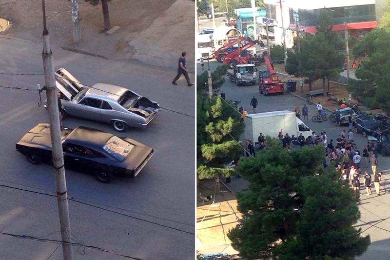 "ფორსაჟის" გადაღებები რუსთავში დაიწყო - ნახეთ ფოტოები გადასაღები მოედნიდან