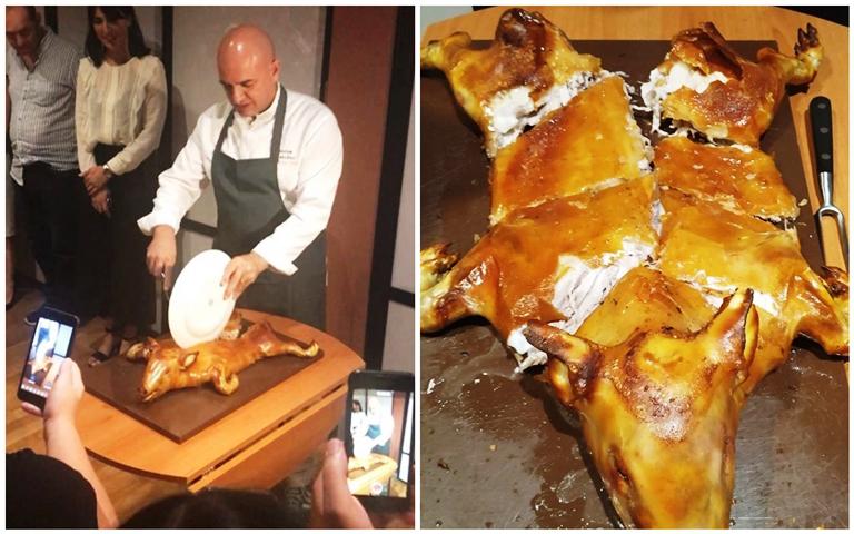 "ერთ ჭამაზე 26 ხინკალი მიჭამია" - ესპანელი შეფ-მზარეული ქართულ სამზარეულოზე და შემწვარი გოჭის დაჭრის უჩვეულო მეთოდი