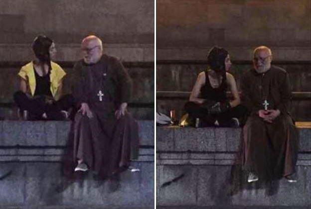 "ნახე, ელჭიპიტის დამცველი მღვდელიო..." - ორი აქციის სხვა მხარე ერთ ფოტოში