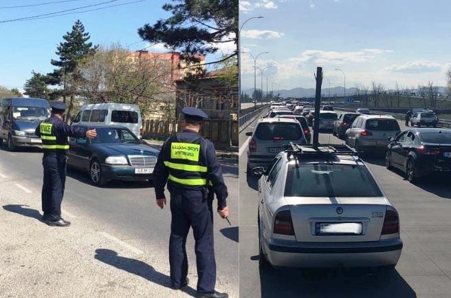 რა მდგომარეობაა დასავლეთისკენ მიმავალ გზაზე დღეს – ფოტოები სა­ავ­ტო­მო­ბი­ლო მა­გის­ტრა­ლიდან