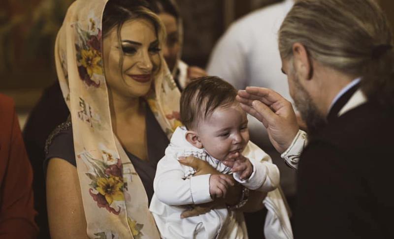 სოფო ბედიამ და მიშა მესხმა შვილი მონათლეს - "უბედნიერესი დღე ჩვენს ცხოვრებაში"