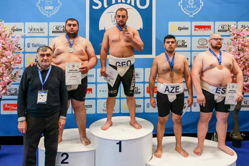 გამარჯვებულ ქართველ სუმოისტებს საქართველოს ძველი ჰიმნი აუჟღერეს - რა მოხდა ტალინში?