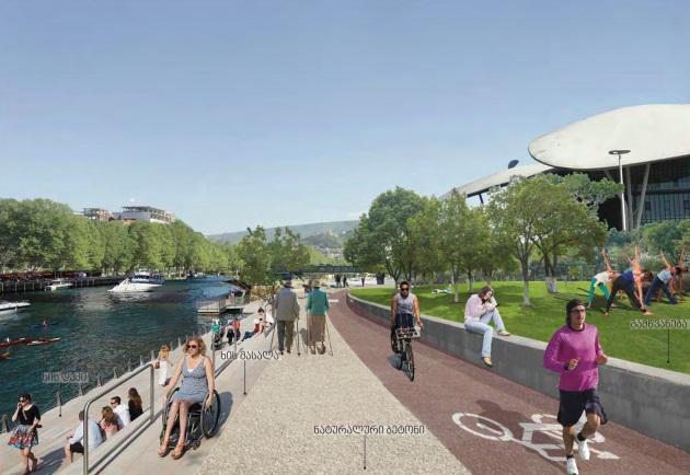 როგორ შეიცვლება მტკვრის სანაპიროები - ნახეთ გამარჯვებული პროექტის ფოტოები