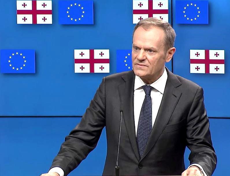 დონალდ ტუსკმა ვაჟა-ფშაველას "კოსმოპოლიტიზმი და პატრიოტიზმი" ქართულად წაიკითხა