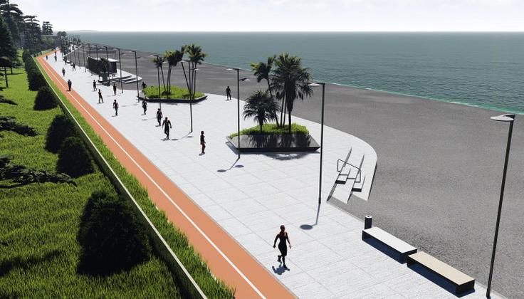 როგორი იქნება განახლებული ურეკი, რომლის რეაბილიტაციაც უკვე დაიწყო - პროექტის ფოტოები