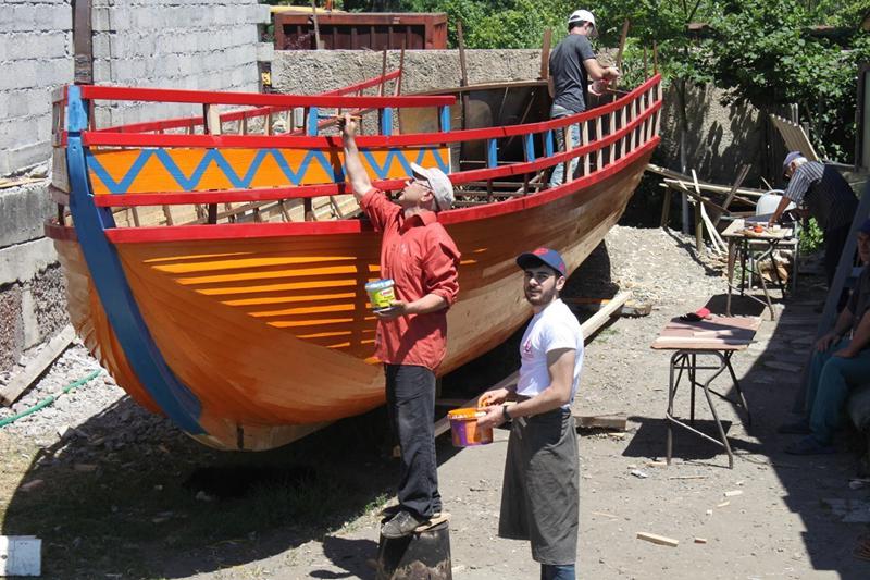 ყოფილმა დეპუტატმა "არგო" ააგო და ფოთიდან ვანამდე რიონში გაცურვას აპირებს (ფოტოები)