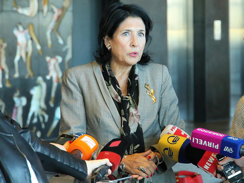 "ბოლომდე გავიტან მოთმინებას" - სალომე ზურაბიშვილი მოწინააღმდეგეთა ბრძოლის "ბოლშევიკურ მეთოდებზე"