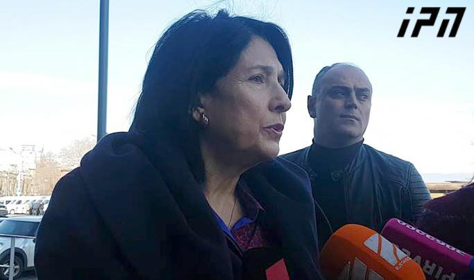 კლინიკაში, სადაც ცოტნე გამსახურდია იმყოფება, პრეზიდენტი მივიდა