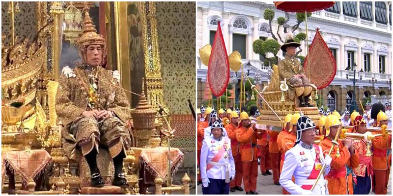 7 კგ-იანი ოქროს გვირგვინი და მდიდრული ცერემონიალი- ტაილანდში მეფის კურთხევის რიტუალი მიმდინარეობს