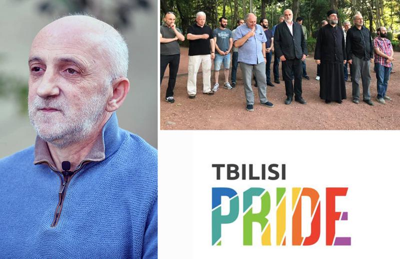 გია ხუხაშვილი "ღირსების მარშზე" - ხელისუფლებას ხელში უგდებენ ინსტრუმენტს, რომ რუსთაველზე მიმდინარე პროტესტი და პრაიდი ერთმანეთში აზილოს