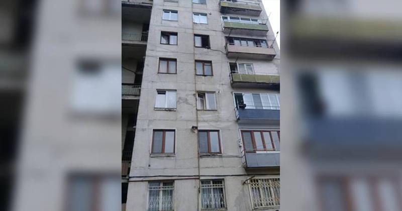 გლდანში საცხოვრებელი კორპუსი აფეთქებას გადაურჩა