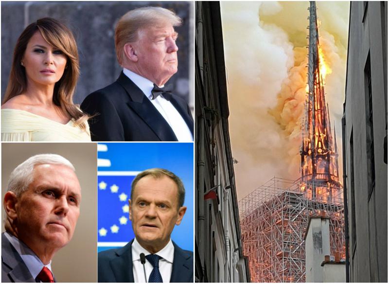 მსოფლიოს ლიდერები პარიზის ღვთისმშობლის ტაძარში ხანძარს ეხმაურებიან