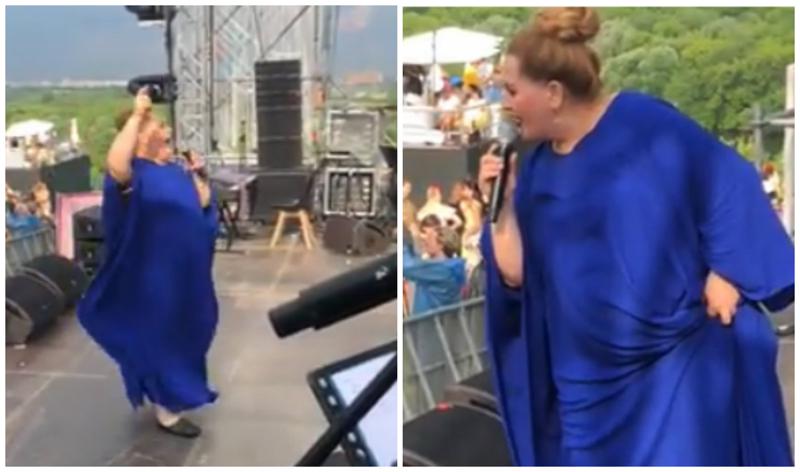 ნინო ქათამაძემ მოსკოვში, ფესტივალ Усадьба Jazz-ზე იმღერა - კადრებს რუსი ტელეწამყვანი ავრცელებს