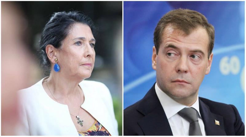 დიმიტრი მედვედევი სალომე ზურაბიშვილს პასუხობს