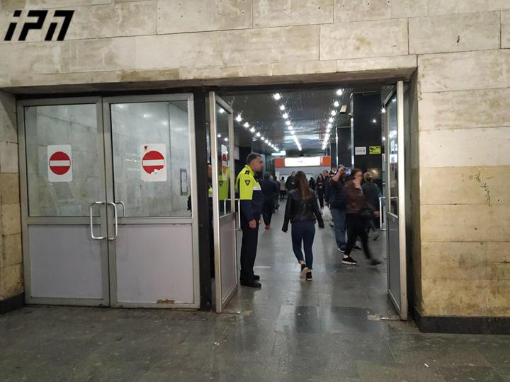 მეტროპოლიტენის პირველ ხაზზე მოძრაობა აღდგა