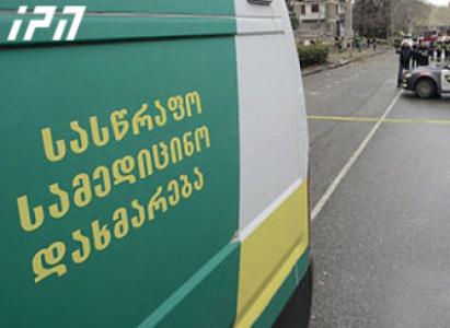 "ლიბერთი ბანკის" დაყაჩაღების შედეგად დაშავებული ორი პირი საავადმყოფოში გადაიყვანეს