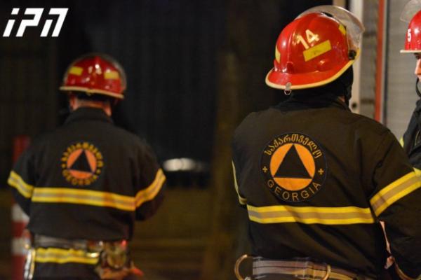 თბილისში, კაფე "ბლუმში" ხანძარია