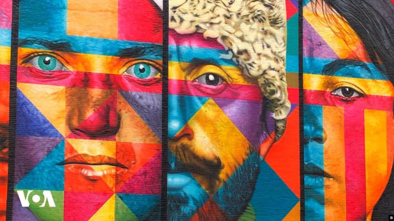 “გურულებმა სუნთლა გადარიენ ამერიკა!” - გურული მოჯირითის სახე, ნიუ-იორკულ მურალზე