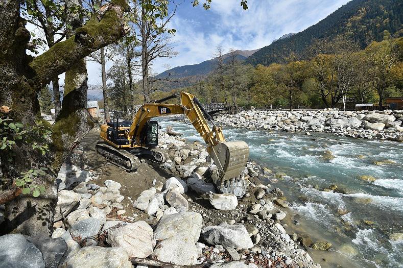 ჭუბერში ერთდროულად ოთხი ხიდის მშენებლობა მიმდინარეობს