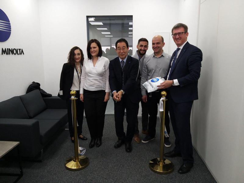 Konica Minolta-ს პირველი ოფისი 2019 წლის 12 ნოემბერს თბილისში ოფიციალურად გაიხსნა