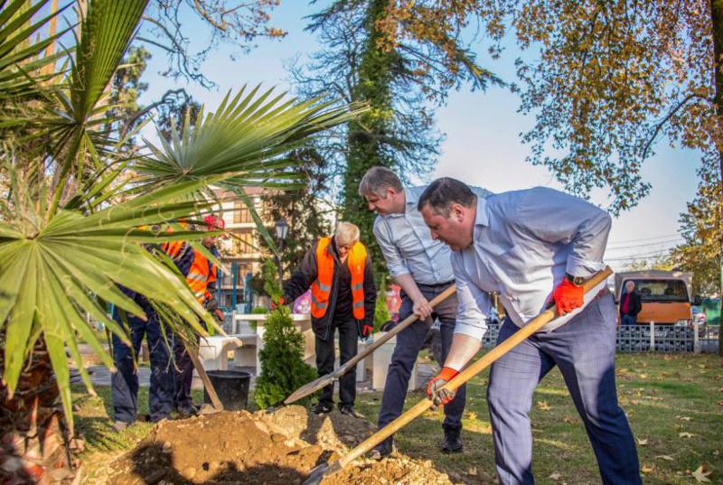 გამწვანების აქცია "ალიანს ჯგუფის" და ქობულეთის მუნიციპალიტეტის მერიის ერთობლივი მონაწილეობით