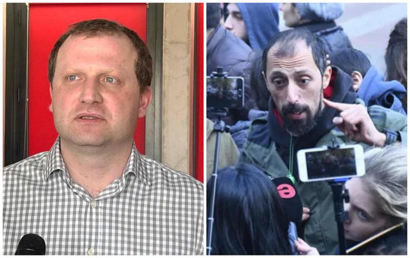 პარლამენტთან გიგა მაქარაშვილი, ზუკა ბერძენიშვილი და ზურა ჯაფარიძე დააკავეს