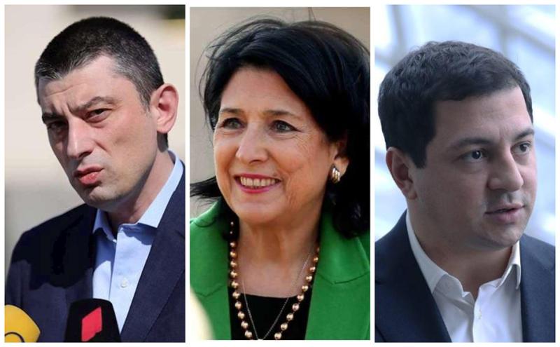 სალომე ზურაბიშვილი, გიორგი გახარია და არჩილ თალაკვაძე გამოკითხულების უმეტესობას არ მოსწონს -  IRI