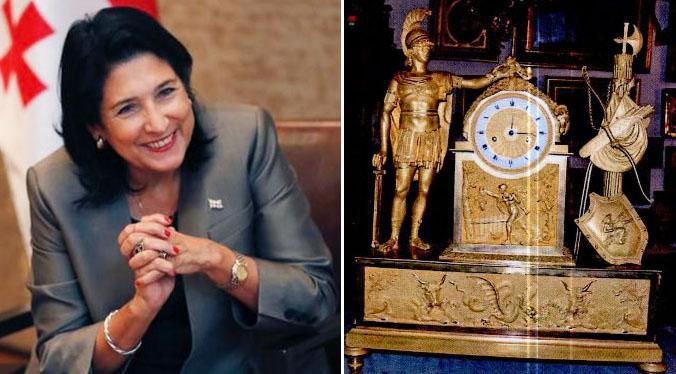 ანტიკვარული ჭაღები, ხალიჩები და საათები - რამდენი დახარჯა სალომე ზურაბიშვილმა რეზიდენციის მოსაწყობად