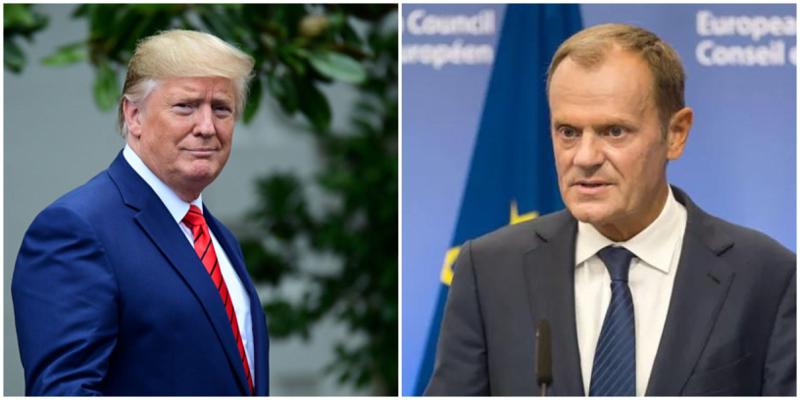 "ტრამპი ლოცულობს, რომ ევროკავშირი დაიშალოს" - დონალდ ტუსკი