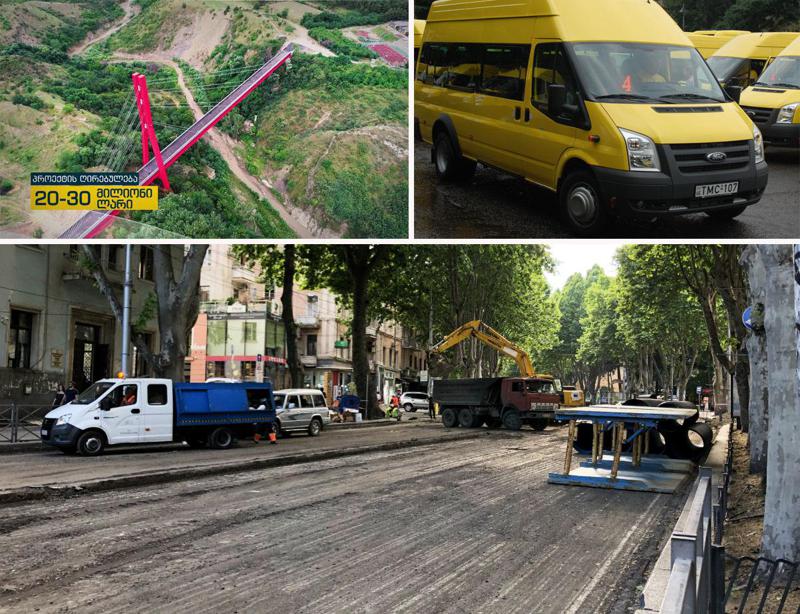 3 დიდი გამზირის რეაბილიტაცია, უბნების დამაკავშირებელი ხიდები და  "მარშრუტკების" ჩანაცვლება - რა პროექტები იგეგმება თბილისში
