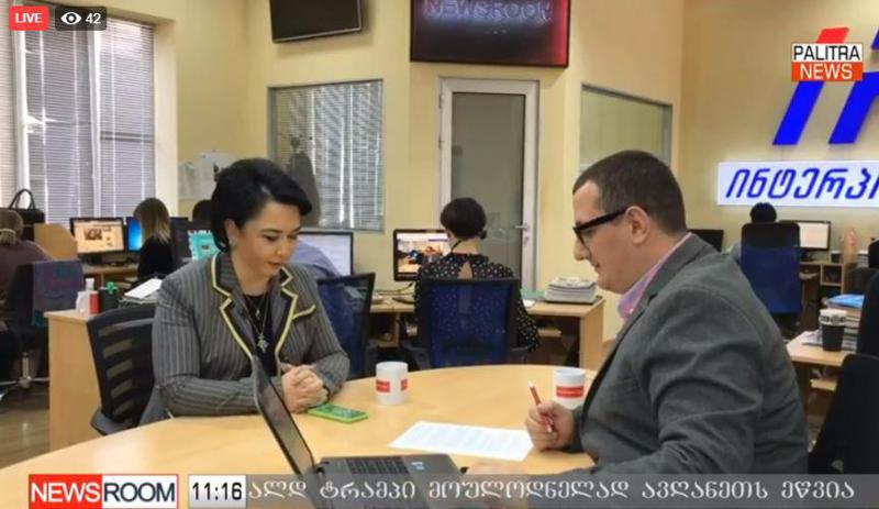 LIVE "ნიუსრუმიდან" - ეკა ბესელია