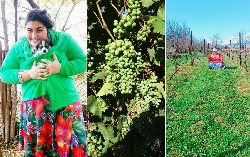 "მამამ ტრაქტორის მართვა რომ მასწავლა, 7 წლის ვიყავი. თოხნაშიც მივხმარებივარ და ვენახშიც მიმუშავია" - ბარბარა სამხარაძე მეურნის ამპლუაში