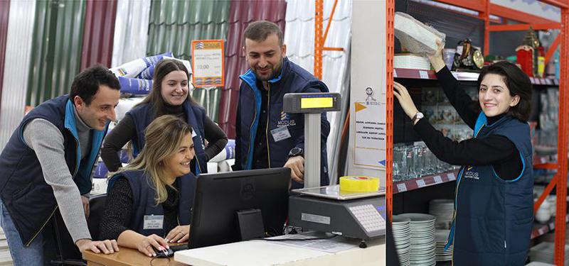 ლოიალური კამპანია "მოდუსის" ჰიპერმარკეტში